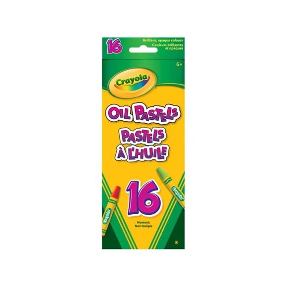 Crayola Oil Pastel Crayons 16 assorted colours pack - Picture 4 of 6
